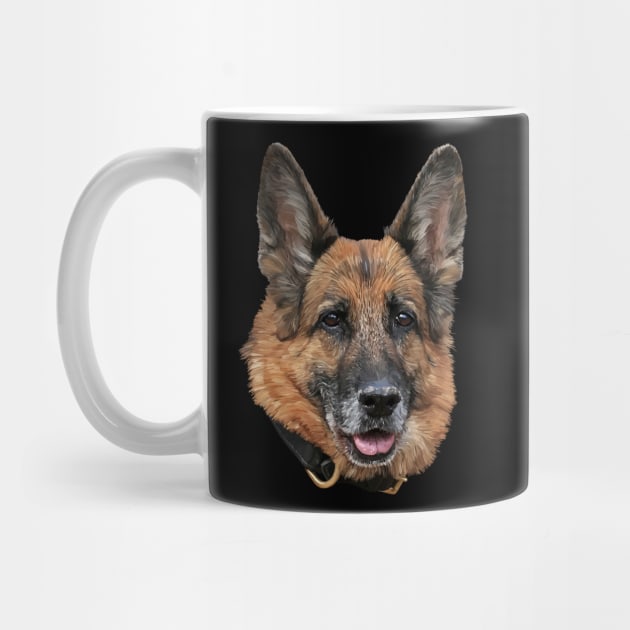 German shepherd by sibosssr